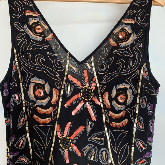 SOLD // Free People // Sequin Shift Dress // Small - Picture 6 of 8